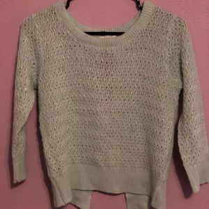 Mint glittery sweater